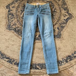 Paige Edgemont Skinny Moto Jeans- size 25